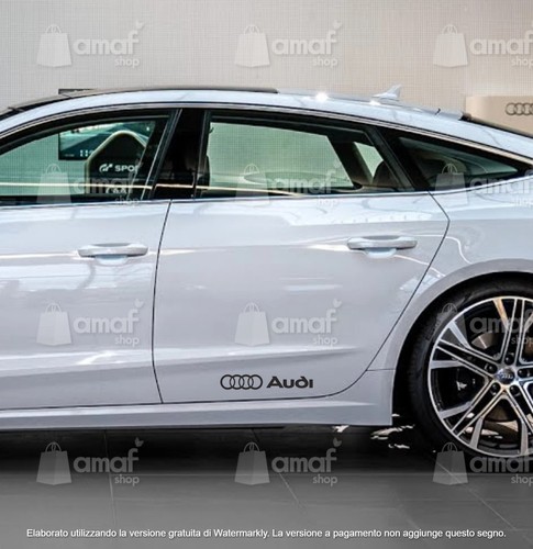 Adesivi stickers audi fiancata - stickers,