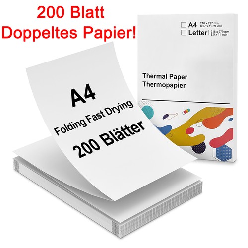 200 fogli carta - , termica