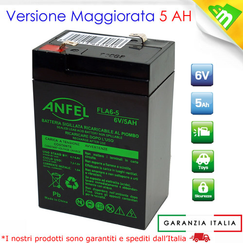 Batteria versione - 6v, *