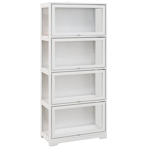Homcom vetrina per collezione - vetrina,