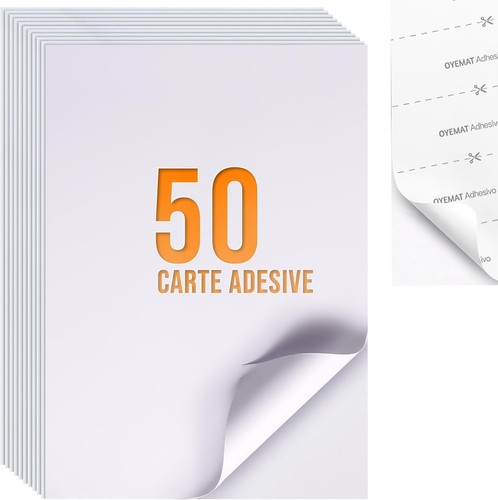 Fogli carta adesiva - 50,
