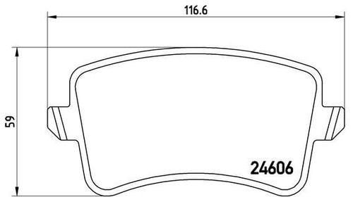 Brembo p85099 kit pastiglie - p85099,