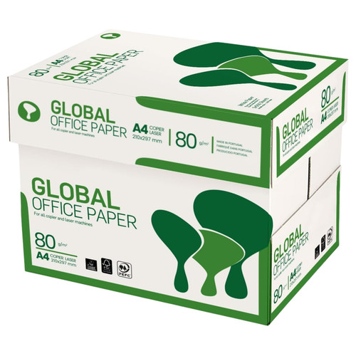 Carta 80gr global - a4, office