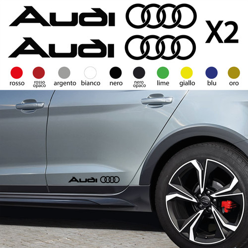 Adesivi audi per fiancata - audi,